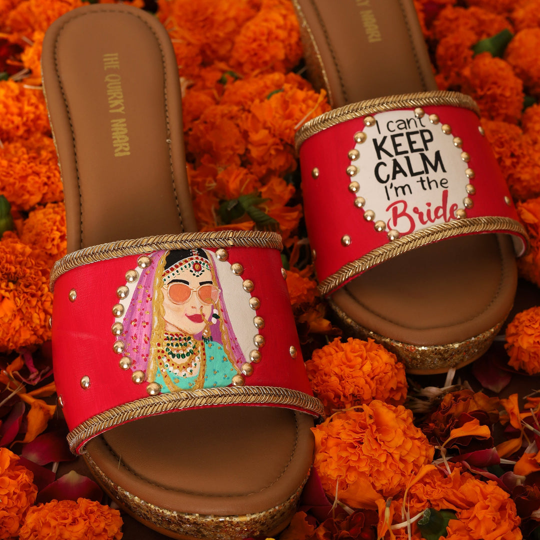 Bridal Wedges - The Quirky Naari