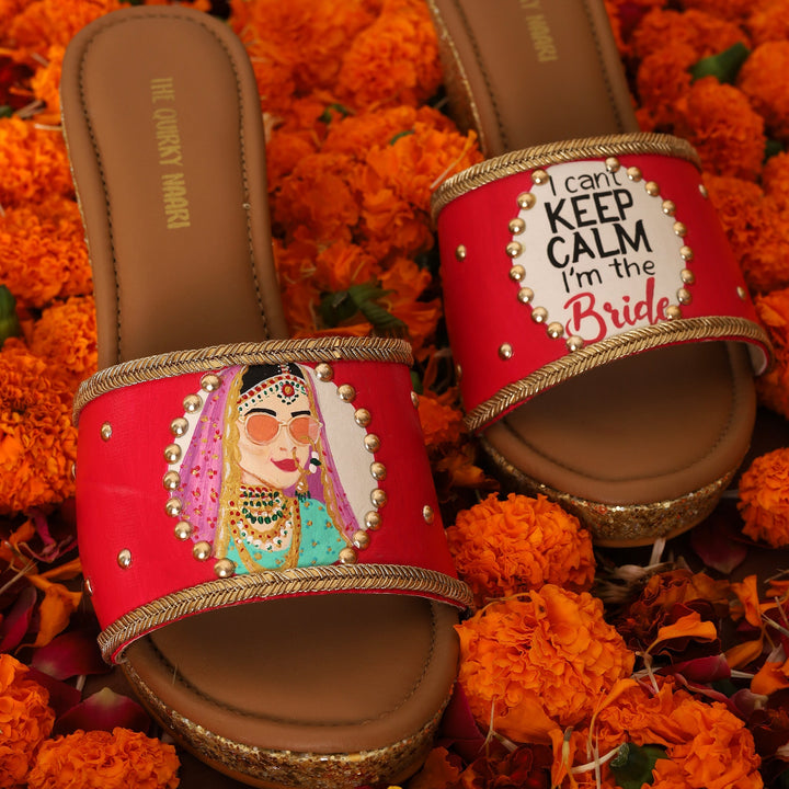Bridal Wedges - The Quirky Naari