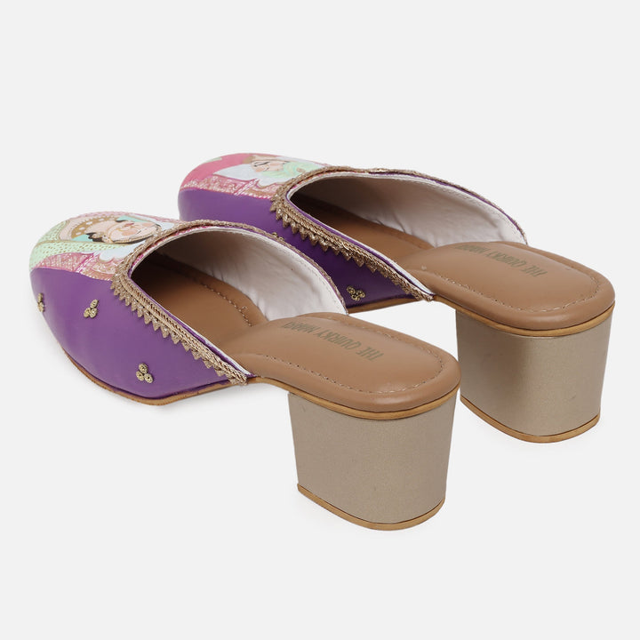 Bride-Groom Mules - The Quirky Naari