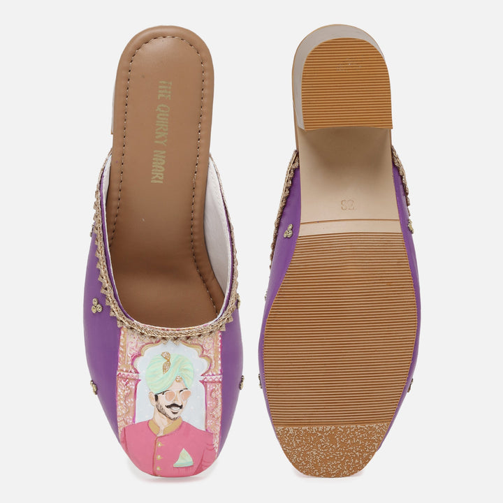 Bride-Groom Mules - The Quirky Naari
