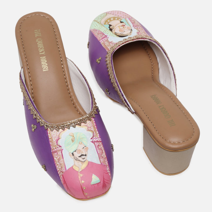 Bride-Groom Mules - The Quirky Naari