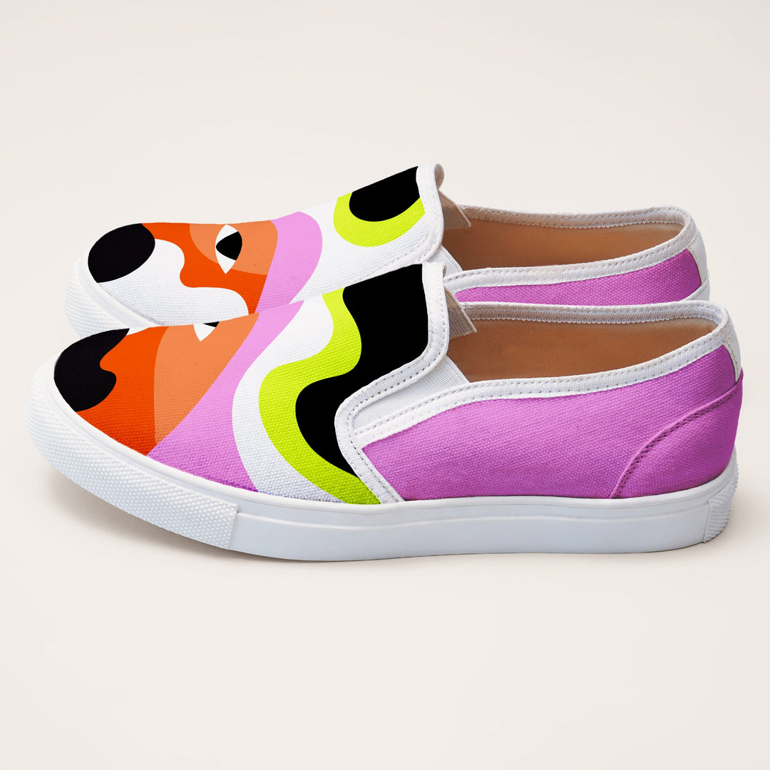 Eye See You Slipons - The Quirky Naari