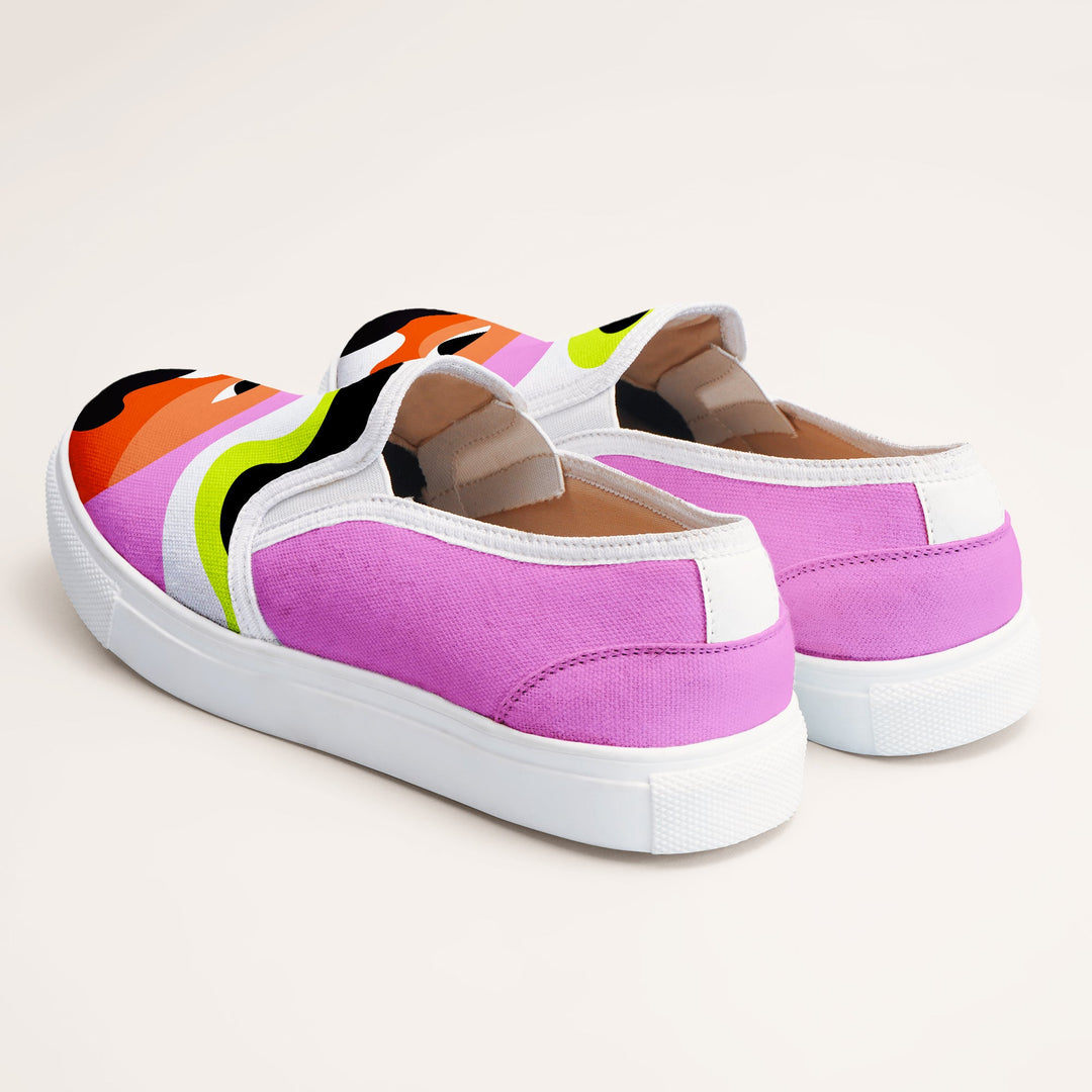 Eye See You Slipons - The Quirky Naari