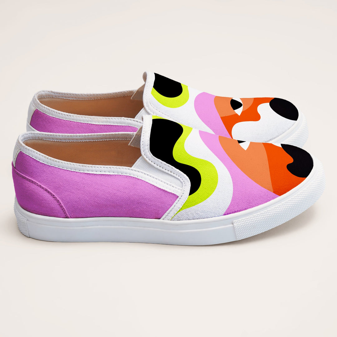 Eye See You Slipons - The Quirky Naari