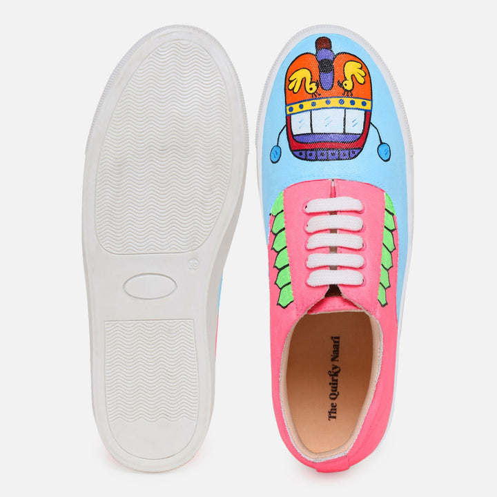 Meter Se Chaloge Sneakers - The Quirky Naari