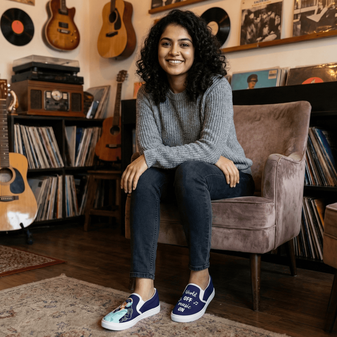 Music On Slipons - The Quirky Naari