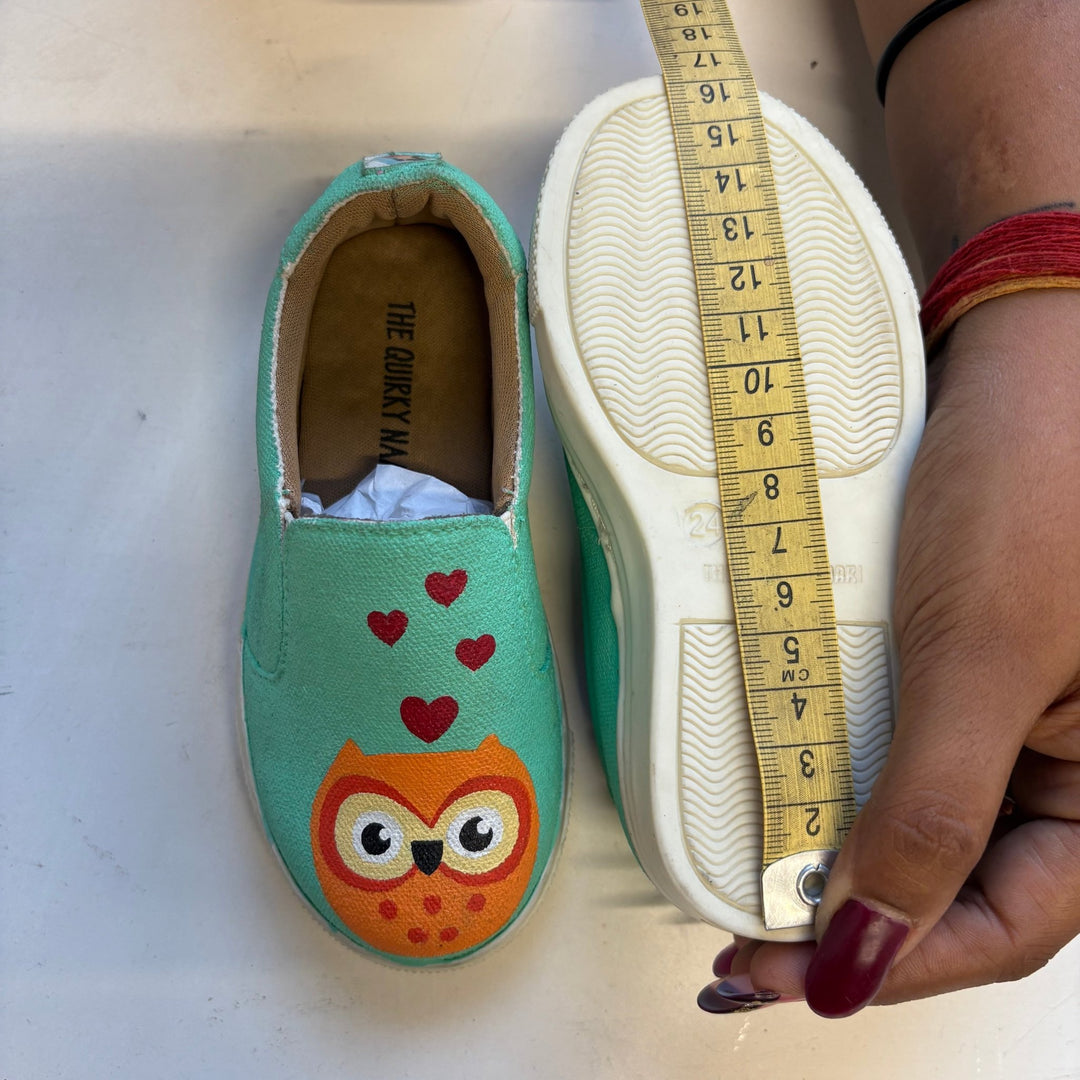 Owl shoes - The Quirky Naari