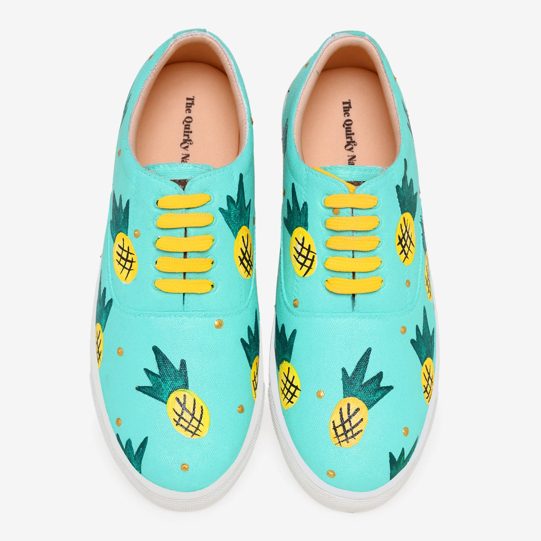Pineapple Sneakers - The Quirky Naari