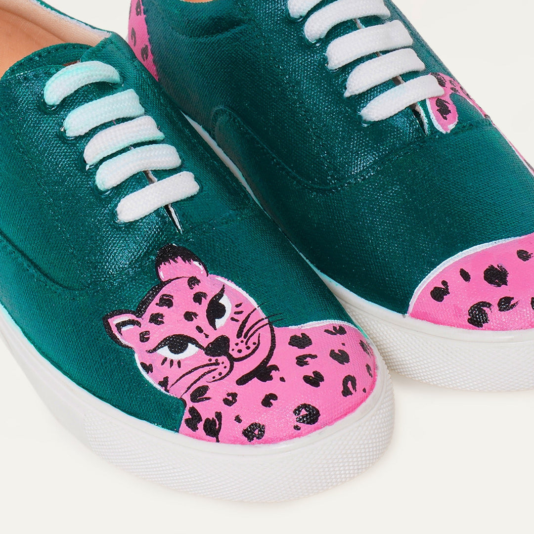Pink Panther Sneakers - The Quirky Naari