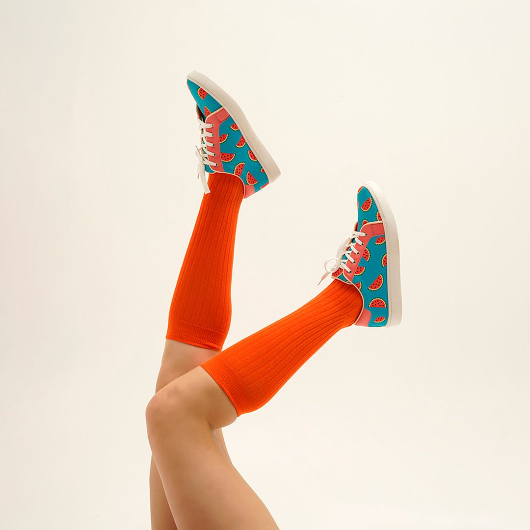 Watermelon Sugar Sneakers - The Quirky Naari
