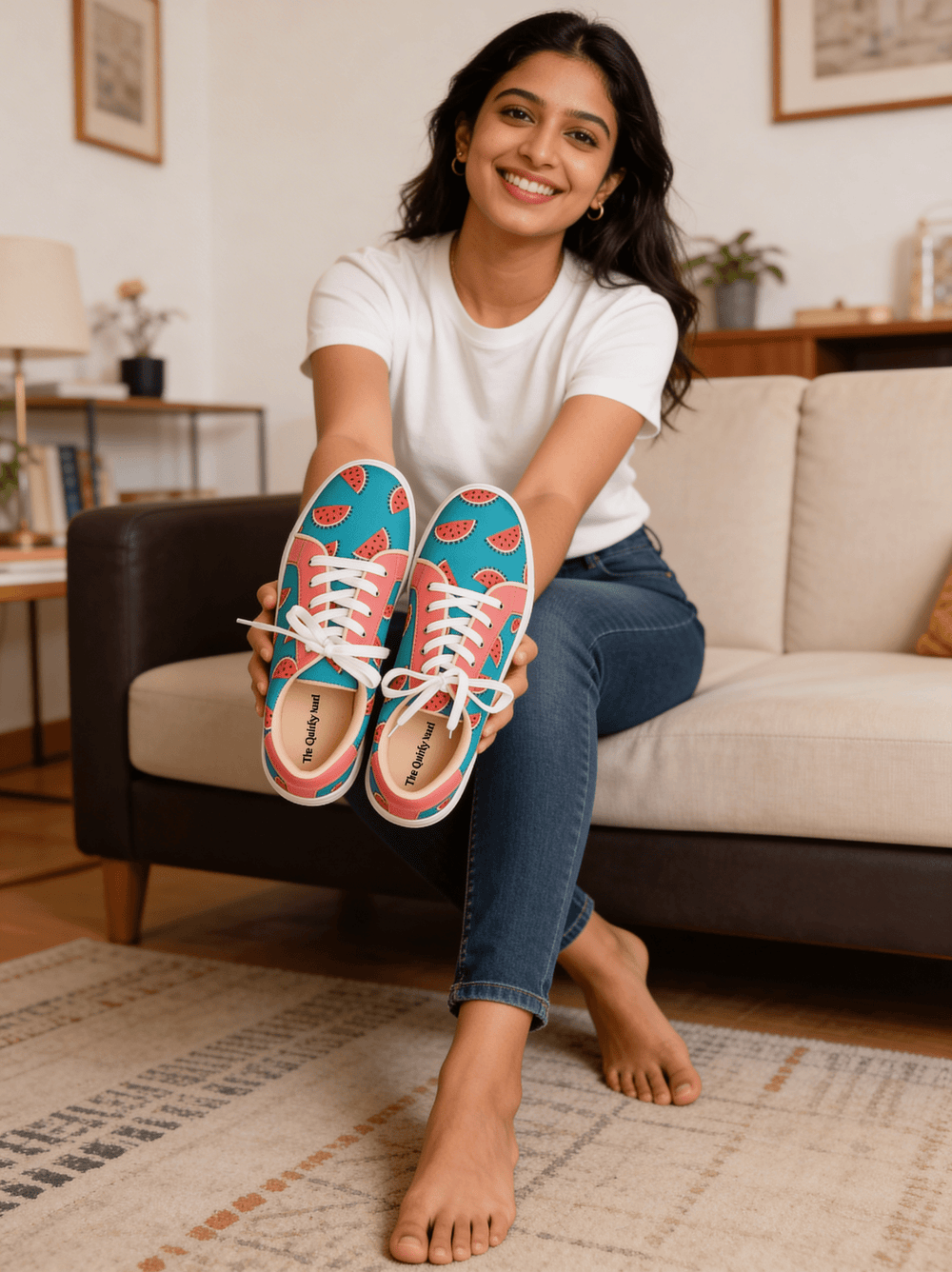 Watermelon Sugar Sneakers - The Quirky Naari