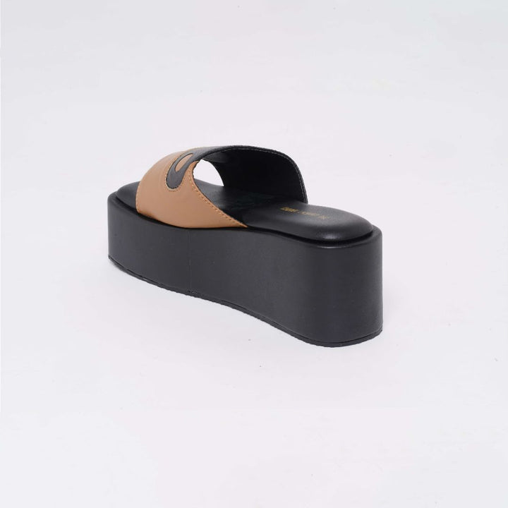 Yin Yang Platforms - Caramel Black - The Quirky Naari