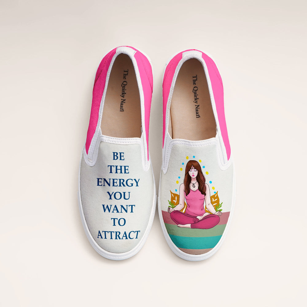 Yoga Girl Slipons - The Quirky Naari