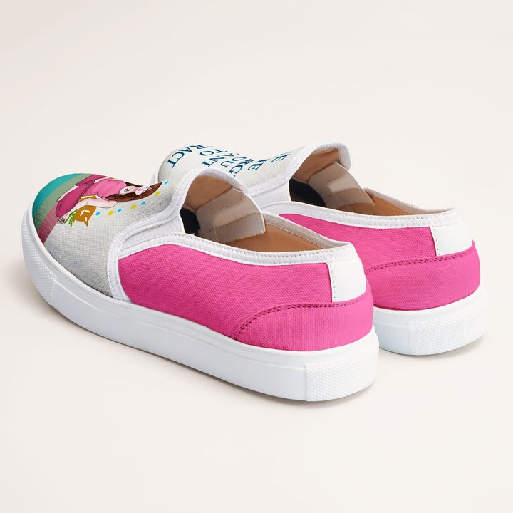 Yoga Girl Slipons - The Quirky Naari